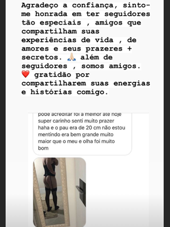 Geisy Arruda recebe foto de homem usando calcinha da esposa; veja