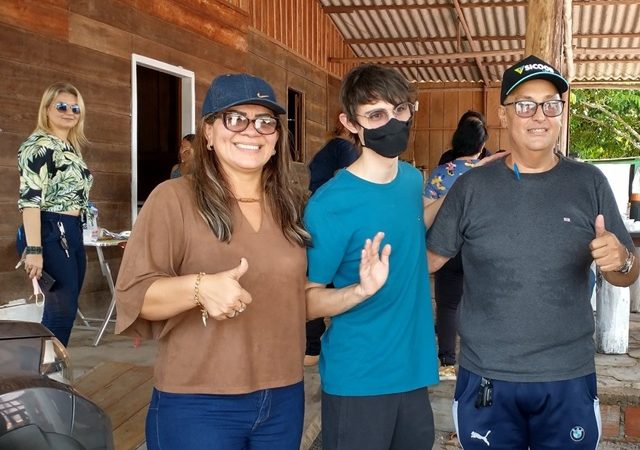 Vereador Amon participa de ação de Saúde e Cidadania da associação Ser tu uma benção do Ramal do KM 19 da Estrada de Novo Airão