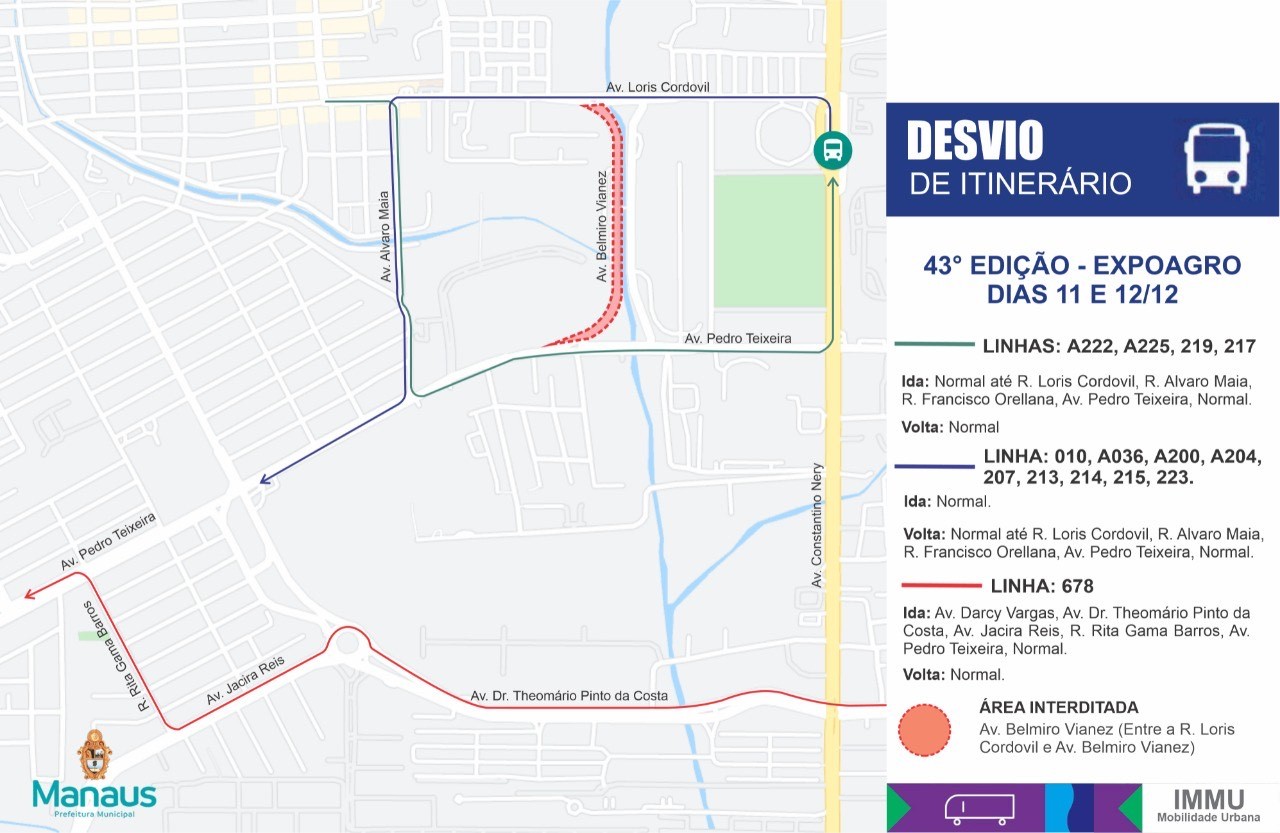 Prefeitura altera itinerários de ônibus da zona Oeste
