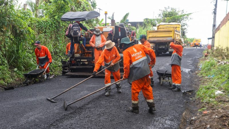 Parceria entre Prefeitura de Manaus e governo do Amazonas reestrutura mil ruas em 60 dias