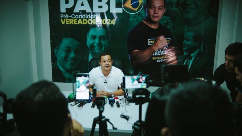 Escolhido de Bolsonaro, Delegado Pablo lança sua pré-candidatura a Vereador de Manaus